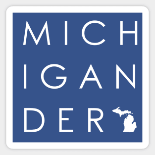 Michigander Sticker